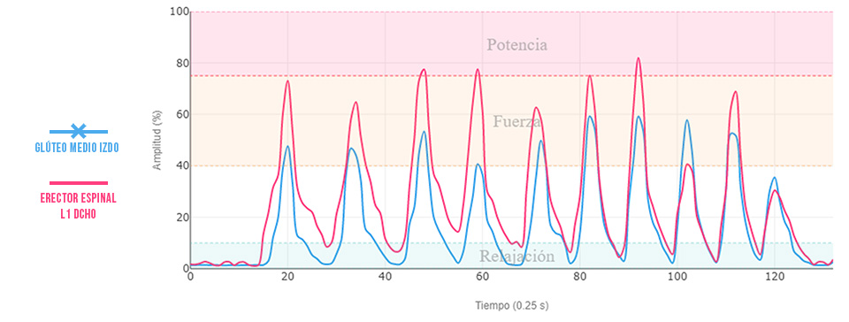 activación consciente del musculo