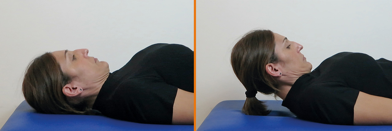 Prueba flexión craneo-cervical MVC dolor cervical