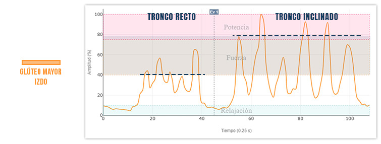 tronco inclinado vs tronco recto en sentadilla (activación del glúteo)