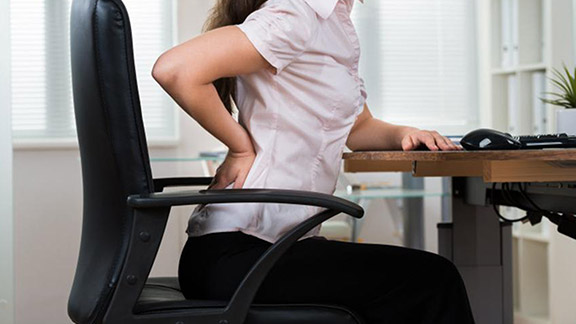 Paciente con dolor lumbar asociado a sedestación prolongada