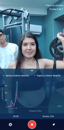 vídeo con biofeedback