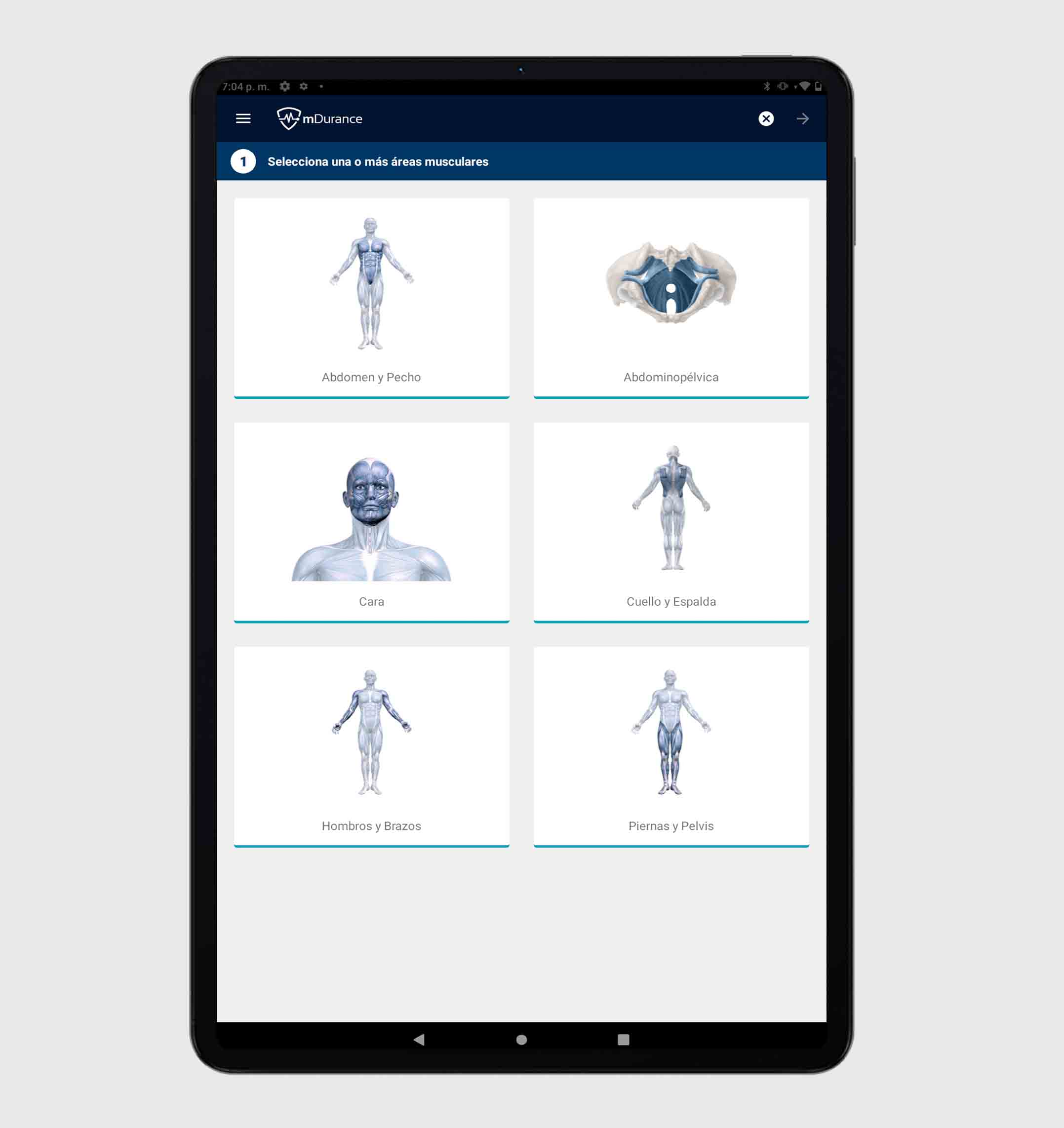 tablet 2 entrenamiento