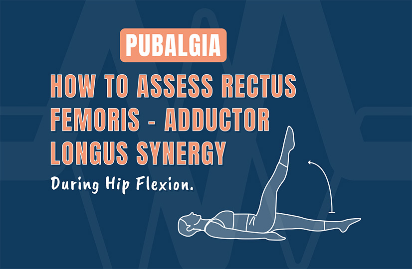 Pubalgia: How to Assess Rectus Femoris – Adductor Longus Synergy During Hip Flexion
